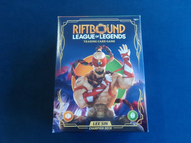 RIFTBOUND: LEAGUE OF Legends TCG Lee Sin English Starter Set BNIB £19. ...