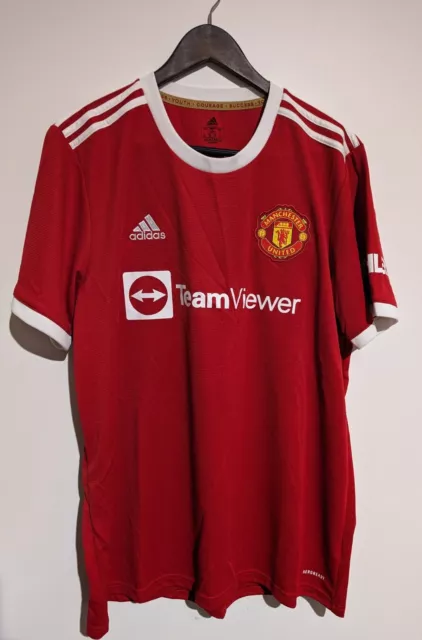 Authentic Manchester United Jersey 2021/22 Mens Extra Large Home Red adidas XL