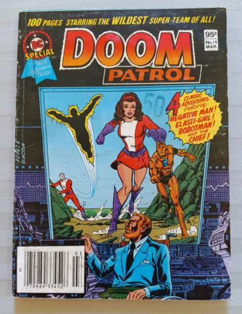 Dc Special Blue Ribbon Digest #19, Doom Patrol, Bronze Age, 1982