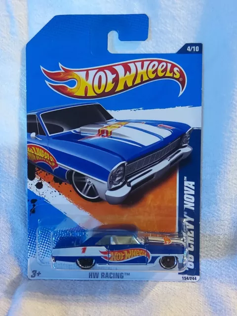 Hot Wheels '66 Chevy Nova - HW Racing #4 of 10 #154/244