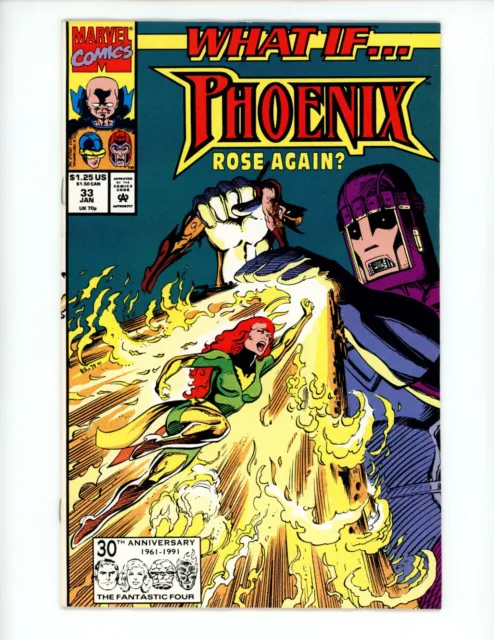 What If #33 Comic Book 1992 VF/NM Rodney Ramos Marvel Comics Phoenix