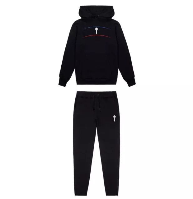 TRAPSTAR HORIZON BLACK Red Blue Tracksuit Medium Brand New Authentic 82.99 PicClick UK