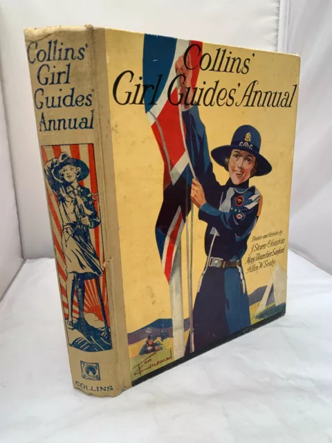 Collins Girl Guides Annual - Colour Illustrated - Scarce HB c1920-30s