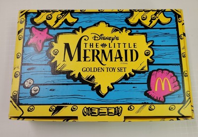 the little mermaid golden toy set