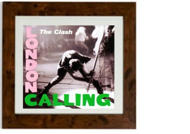 London Calling The Clash Framed Print Album Picture Art