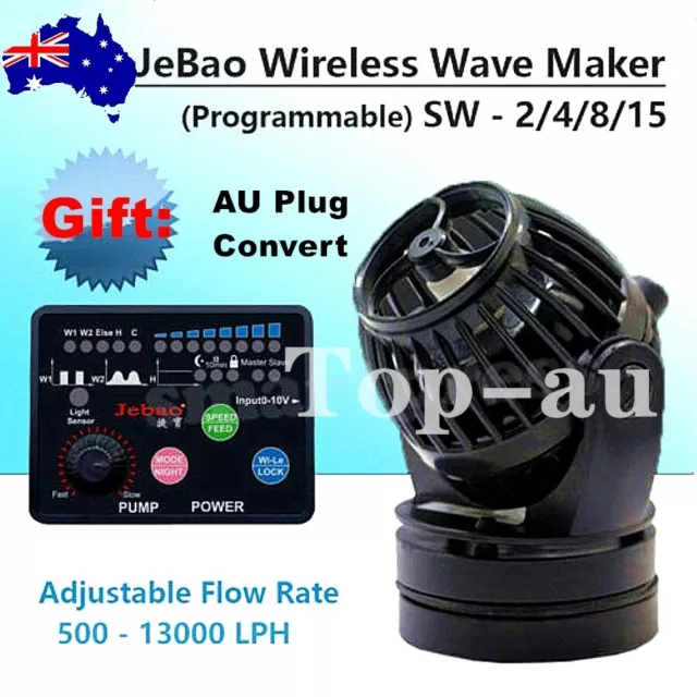 Jebao Marine SW-2 SW-4 SW-8 SW-15 Wireless Wave Maker Aquarium Pump Reef Tank AU