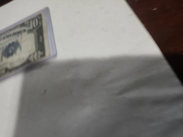 1934 D  $10  Dollar Silver Certificate Note - Blue Seal Circulated 2