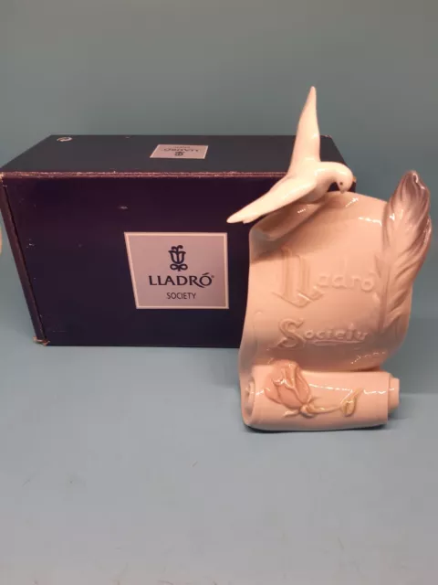 lladro collectors society plaque (1998) boxed.07677.