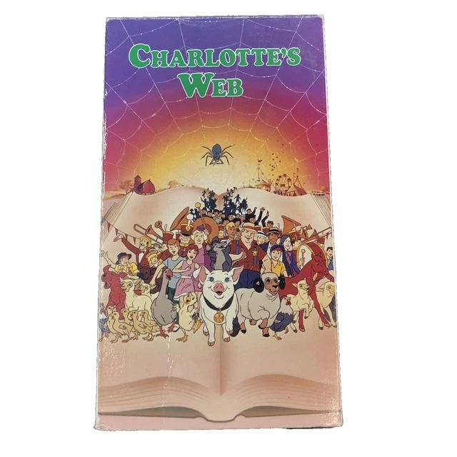 CHARLOTTE'S WEB VHS 1973 1990 FULL LENGTH ANIMATED MOVIE Color ...