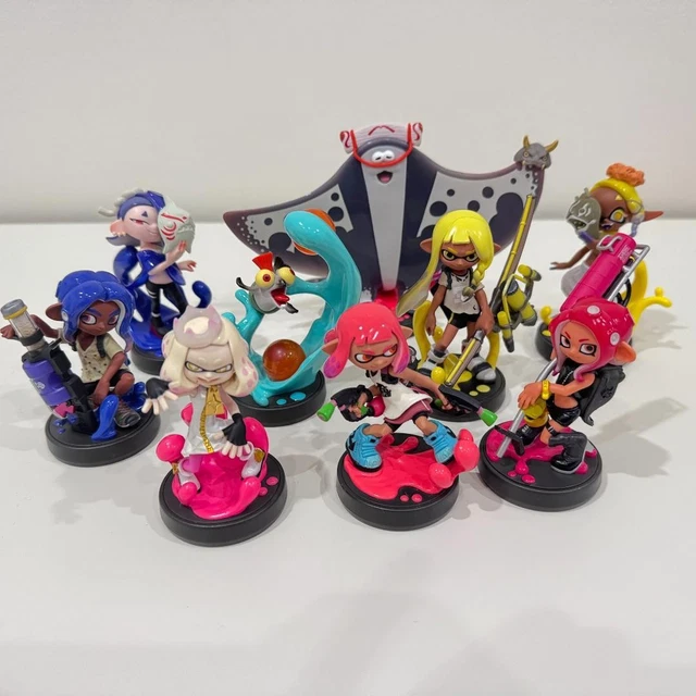 Lot De Figurines Amiibo Splatoon - Occasion, Parfait Pour Débloquer Du Contenu !