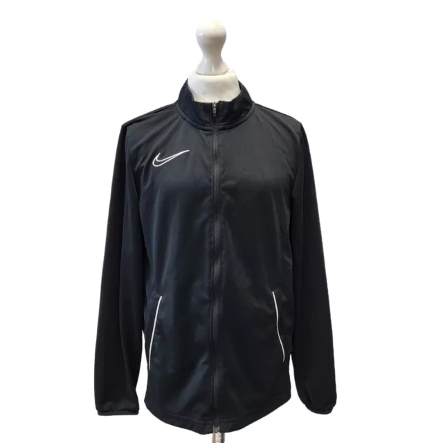 Top/giacca Nike Track cerniera intera nero ragazzo taglia large G691