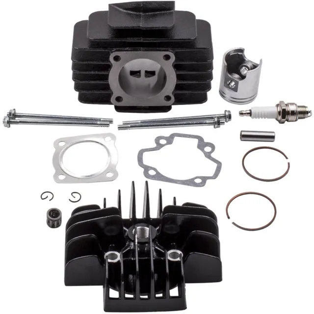 60cc Cylinder Piston Gasket Head Top End Kit For Yamaha PW50 1981-2009