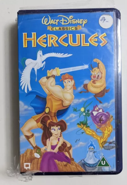 DISNEY Hercules (RARE UK PAL  SEALED VHS  , 1999, Limited Issue)