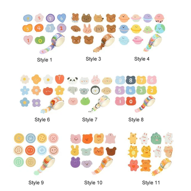 collant Bande Washi Autocollant de scrapbooking Étiquette du journal intime 3