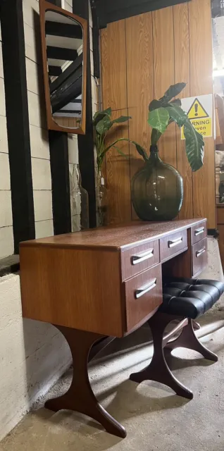 Mid Century G Plan Fresco Teak Dressing Table / Desk