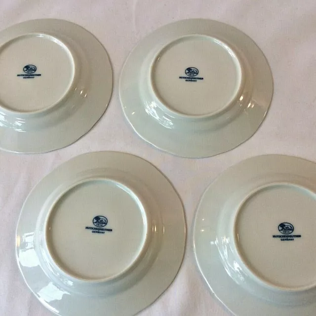 Hutschenreuther Blu Onion Set 4 Bread Hor'doeurve Plate 2 Set Avail 6"D Tilt Rim 3