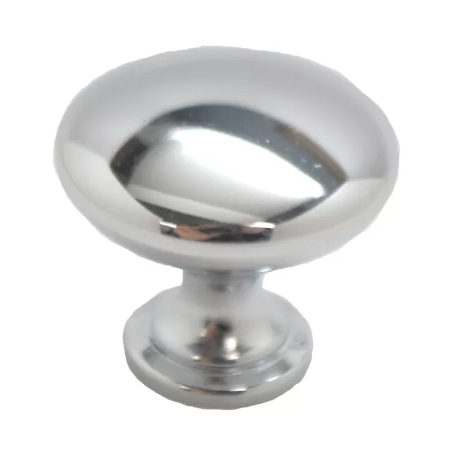 AMERFIT Cabinet Knob Pull Polished Chrome 1-3/16" Mushroom K2013-PCH 25+FREESHIP