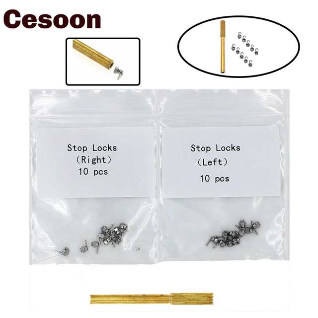 Dental Orthodontic Removable Activity Crimpable Hook Stop Locks Free Traction