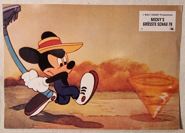 Micky's grösste Schau '78 ORIGINAL Kinoplakat Walt Disney / Micky Maus