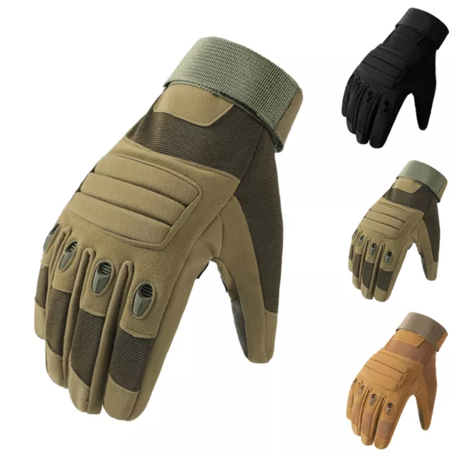 Tactical Mechanic Wear Safety Work Gloves Operating Trucking Driving Heavy Duty