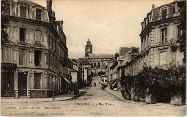 CPA Pontoise Rue Thiers (1317891)