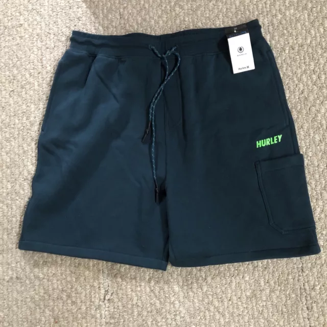 Mens Hurley Water Repellent Explore Blue Shorts Size Large