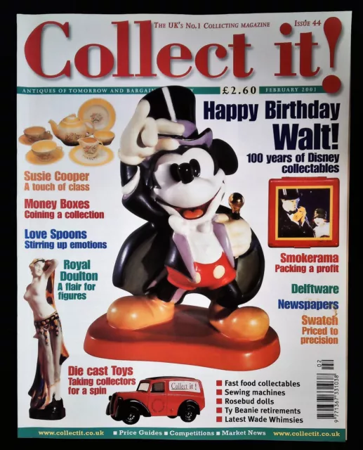 Collect it! Magazine No.44 February 2001 mbox2149 Happy Birthday Walt!