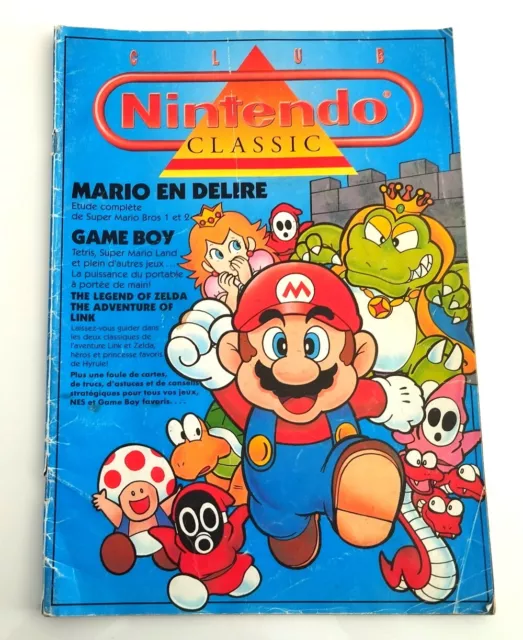 Magazine Club Nintendo classic 1990 Zelda Mario, Metroid Nintendo NES Gameboy