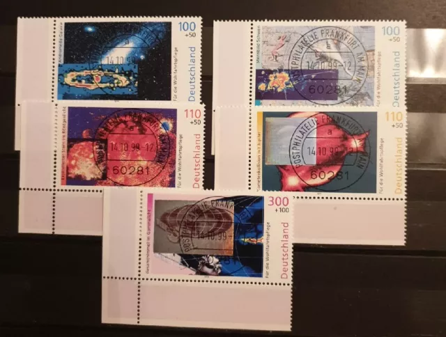 Bund Nr. 2077-2081 Mit Erstagsstempel/ Ecke unten links / Kosmos