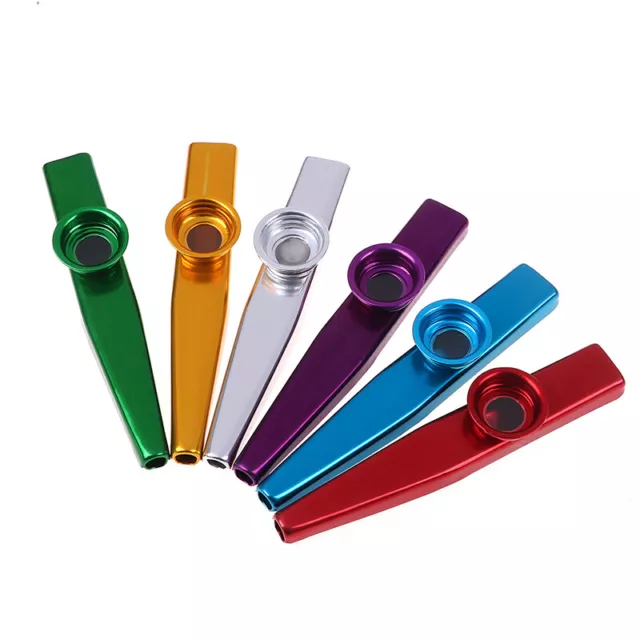 Kazoo aluminum alloy metal with 5 pcs flute diaphragm for children music-love.jh