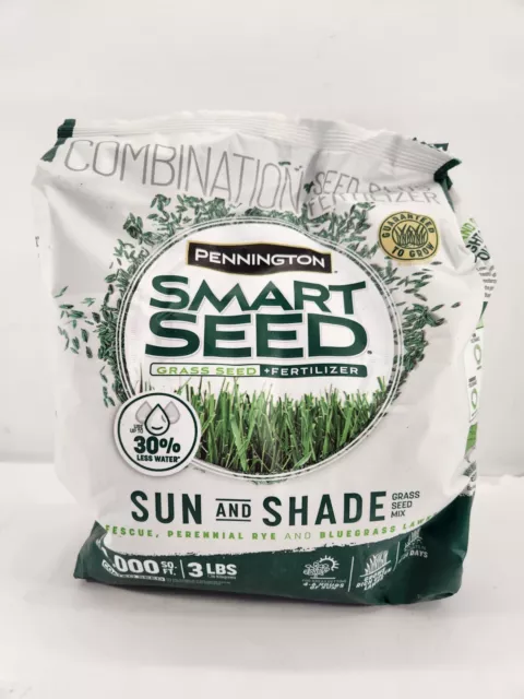 Pennington - Sun & Shade Smart Seed - Covers 1000 sq ft - 3 lb - Lot of 7