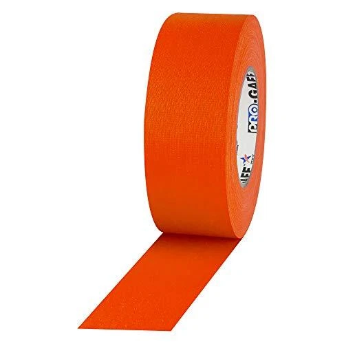 2" Width ProTapes Pro Gaff Premium Matte Cloth Gaffer's Tape With Rubber Adhe...
