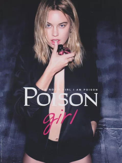 Publicité papier glacé - advertising paper - Poison  Girl de Dior
