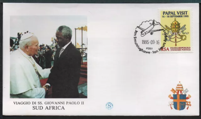 ✔️ RSA South Africa NICE COVER POPE Wojtyła - John Paul II & RELIGION TOPIC