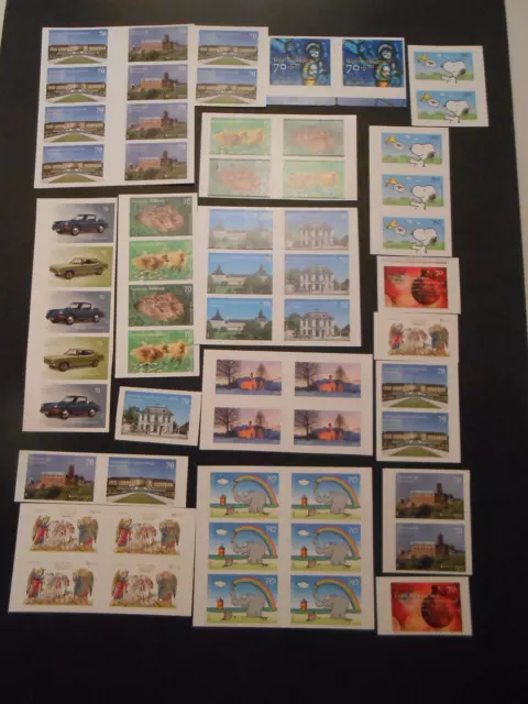 Bund selbstklebende 70  Cent frankaturg Briefmarken 60 mal alle auf Trägerfolie