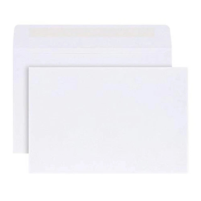Office Depot Booklet Envelopes, 6in. x 9in, White, Box of 100, 77326
