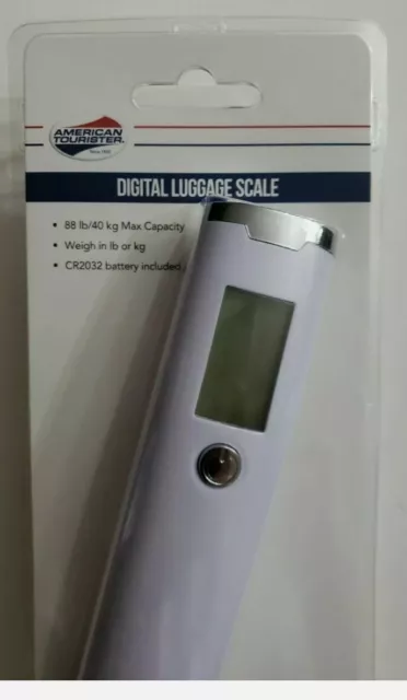 American Tourister Digital Luggage Scale 88lbs Max Compacity Travel Weight 3