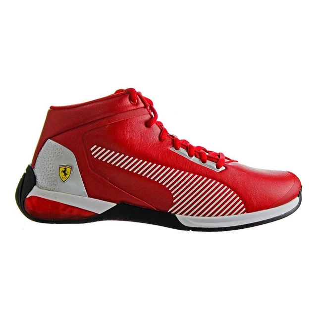 PUMA FERRARI RACE Kart Cat x Mid LaceUp Red Other Leather Men