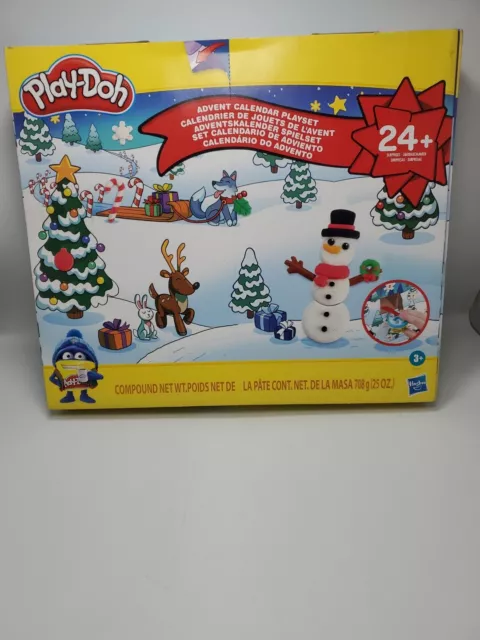 Play-Doh Advent Calendar Playset Toy for Kids 24 Surprises New Sealed