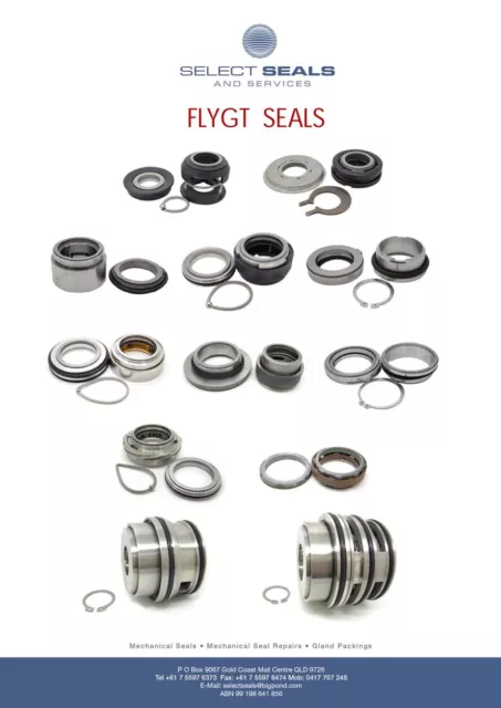 Flygt  - XYLEM Pump 3085.180 Replacement Mechanical Seals 2