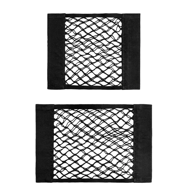 Rete Da Carico Per Moto 40x40 Cm - 2 Pezzi Con 6 Ganci Regolabili Per Casco E Bagagli - Foto 3