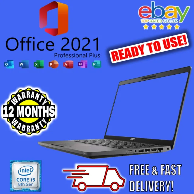 Dell Latitude 5400 Win 11 Office 2021 i5 16GB RAM 256GB SSD Fast WARRANTY Laptop