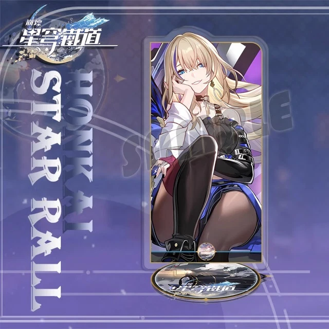 Anime Honkai: Star Rail Serval Cosplay Acrylic Stand Figure Display Model Gift