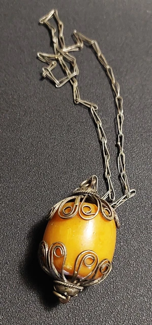 Ancienne Broche Ou Pendentif D'Afrique Du Nord - Bijou Ethnique Occasion - Pièce Vintage