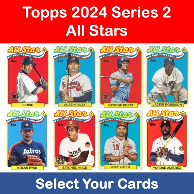 TOPPS 2024 BASEBALL Series 2 All Stars Leaders 89Asb1 To 89Asb50