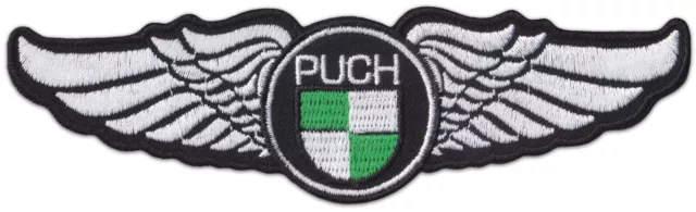 PUCH Mofa Moped Retro Mokick Biker Aufbügler Aufnäher Patch Sticker Badge Logo