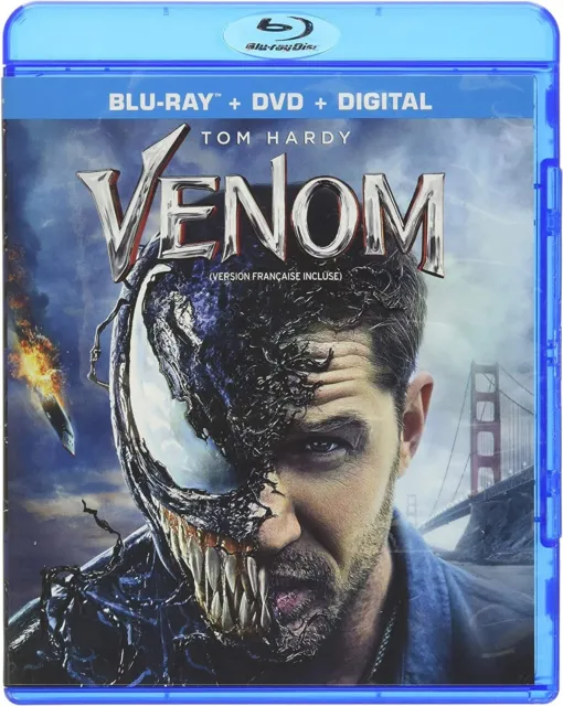 Venom - Marvel Comics - Tom Hardy, Riz Ahmed,  New BluRAY + DVD Combo