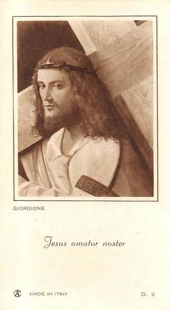 OLD nice  rare Holy cards from 1950"H7894" Holy jesus