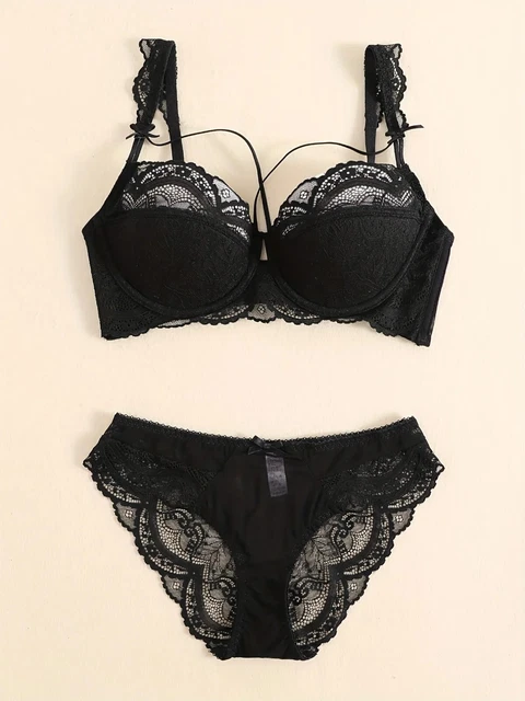 Women Lace Panties 3Pcs  Underwear Low-Waisted Lingerie Female S/M/L And So Much