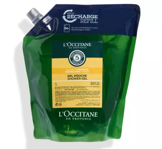 L'Occitane 5 Essential Oils Repairing Shower Gel - 1 liter/33.8 Fl Oz